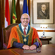 New Lord Mayor Of Cork, Cllr. Joe Kavanagh…..Pic by, Resolute